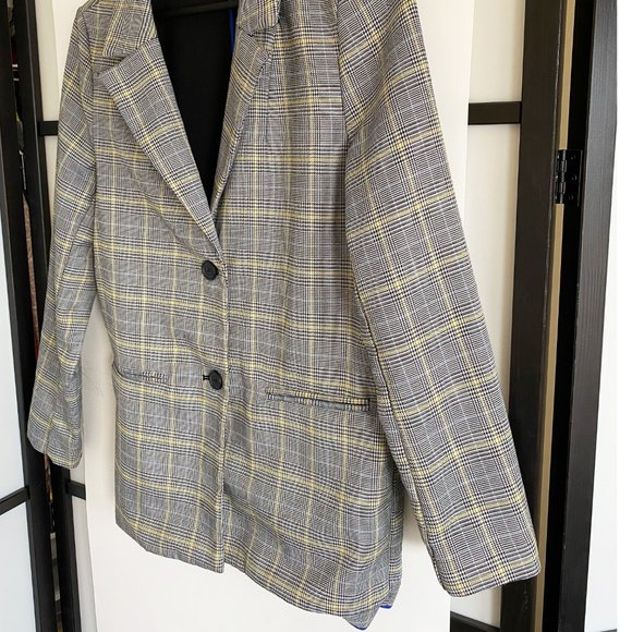 DEX -BLAZER/JACKET - US SIZE SMALL - GREY,BLUE,YELLOW Color mix - Picture 2 of 11